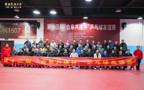 以球会友，第十三届“合阜共建杯”乒乓球赛圆满收拍