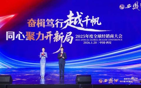 华山论剑西凤酒荣获西凤集团“重大贡献奖”！