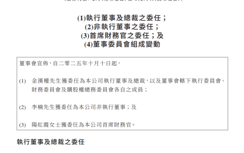 华润啤酒重大人事变动：金汉权出任总裁，并担任华润酒业总经理